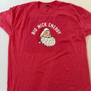 Red Santa T shirt